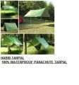 Awning Waterproof Tarp Tent Shade Canopy Sunshade Camping Beach Sun Shelter, with hooks on every 3 feet distance on sides and double stitched edge to edge borders.. 