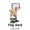 Teddy Bear Applique Patch Clothing Thermoadhesive Patches on Clothes Iron-on Transfers Diy Polo Bear Vinyl Stickers for T-shirts. 