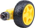 Smart Car Tyre Wheel With Gear Dc 5V Motor Diy Car Robot Arduino. 