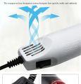 220V 300W Hot Air Heat Gun - Handheld Mini Electric Heat Tool Sealer, Multi-Function Portable Blower for DIY Craft Embossing, Shrink Wrapping, and Clay Craft. 