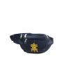 Leather Travel Waist Belt Bag - Black. 