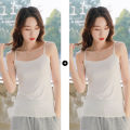 Camisole Women's Outer Wear Underwear Sleeveless Top All-Matching Modal Black and White Camisole Female Student Inner Wear. 