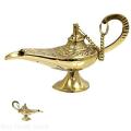 Antique Aladdin Lamp Pure Brass Handmade.Golden. 