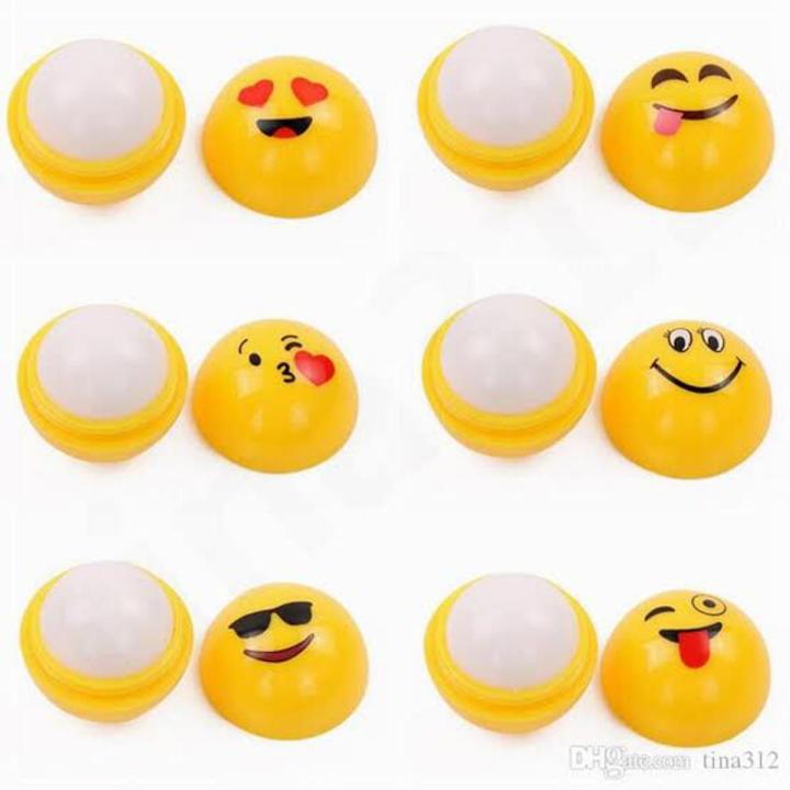 emoji lip balm winter
