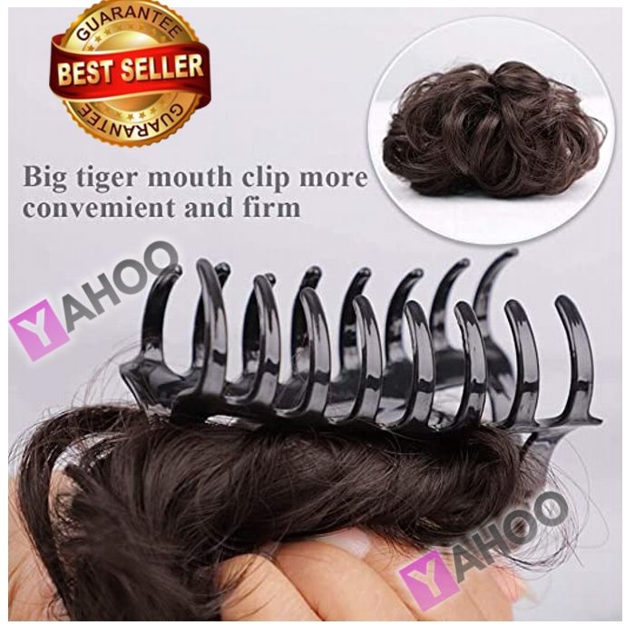 Hair%20Extension%20Messy%20Curly%20Dish%20Hair%20Bun%20Hairpieces%20Clip%20in%20Hair%20Natural%20Looking%20Wavy%20Curly%20Combs%20Clip%20in%20Ponytail%20Synthetic%20Hairpiece%20for%20Women%20(Brown)%20-%20Image%203