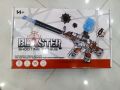 A-47 Gel Blaster Rechargeable Electric Machine Toygun With 1000 Pcs Gel Balls - Red. 