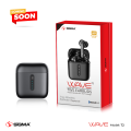 Sigma WAVE T-2 TWS Wireless Earphone Bluetooth 5.1 Headphone Headset True Wireless Earbuds Handsfree Ear Buds. 