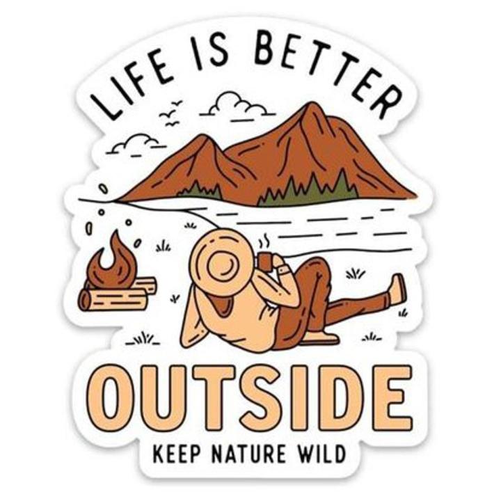 Nature Stickers - Aesthetic Art Stickers for mobile back, Laptop, dairy and for decorating your stuff and making them look more attractive
