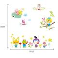 XL8093 wall stickers cartoon children's room decoration living room bedroom wall stickers kindergarten classroom decoration decorative wall sticker. 