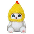 Shark Cat Fried Shrimp Cat Plush Doll Pendant Doll Room Car Bag Decor Keychain. 