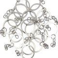 Key Chain Ring Base for Making Key Chain (Pack of 20). 