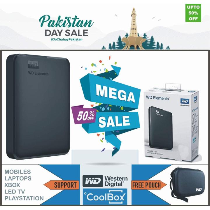 Western Digital WD Portable hard drive 80GB 120GB 160GB 250GB 320GB 500GB 640GB 750GB 1TB  2TB External hdd 2.5inch USB 3.0 Hard Drive Disk With Free High Quality Shockproof Safety Pouch and Free OTG Connector