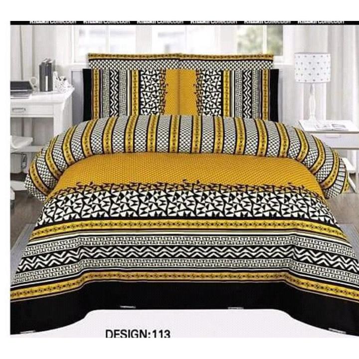 Bed Sheets King Size double bed Export Quality, Color Warranty, 3 pieces One bed sheet 2 pillow cover