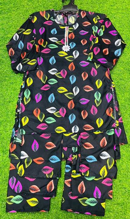 Kids 2-Piece Soft Cotton Suit (Hangring) – Sizes 16 to 22 | Age 1 to 12 ...