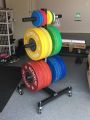 Heavy Duty Weight Plate Rack Weight Stand With Wheels. 