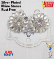 Party Wear Fancy Rust Free Stainless Silver Color Pair of Earrings Price - Jewellery for Girls and Women. 