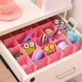 New 4pcs Drawer Organisers, Drawer Dividers, Closet Organizer Plastic Divider DIY Drawer Organizer Separator Sheet Divider Home Underwear Socks Makeup Clapboard Tool Storage. 