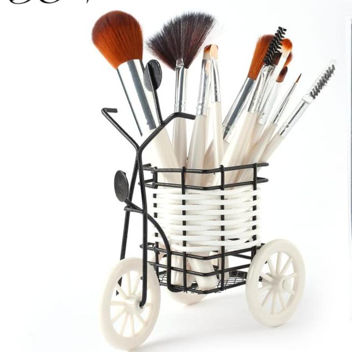 MAKEUP BRUSHES SET PACK OF 12 BRUSHES UNIQUE STYLE IN BICYCLE PRIMIUM QUALITY