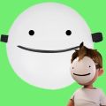 White Smile Dreams Masks Anime White Helmet Cosplay Mask Halloween Masks Party Props Accessories Cosplay Costume Fantasy. 