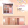 G TALES Gogo Dance Nine Gradual Change eye shadow Plate Summer Daily Earth Color Highlight powder blusher. 