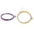 1 Set Rainbow Colorful Color String for Acoustic Guitar & 6 Pcs E, A, D, G, B, E nickel plated steel Guitar Strings Set. 