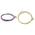 1 Set Rainbow Colorful Color String for Acoustic Guitar & 6 Pcs E, A, D, G, B, E nickel plated steel Guitar Strings Set. 