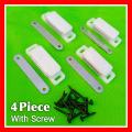 4 Pcs Magnetic Door Catches Cupboard Wardrobe Cabinet Latch Catch TYA.Door Magnetic Catches Latch Kitchen Wardrobe Magnet Door Closers. 