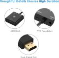 Rankie HDMI to VGA Adapter with 3.5mm Audio Port, Black. 