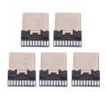 10 Pcs Hdmi Male 19 Pins A Type Solder Plug Termination Repair Replace. 