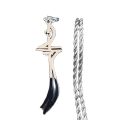 【Pocket king VOX 】Arabic Stainless Steel Islamic Muslim Zulfiqar Imam Ali s for Men Islam Gift Jewelry. 