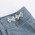 Bowknot Button Adjuster For Pants And Skirts Waist Tightener Adjustable Waist Buckle For Jeans No Sewing Required Maoxiu. 