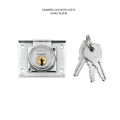 Drawer lock with keys. 