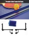 Table Tennis Ping Pong Net With Metal Clamp Post Set. 