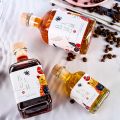 Net red glass fruit bottle high-value sealed juice drink glass bottle coffee milk tea bottle green plumbottle. 