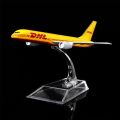 Airplane Model 16 cm DHL Express Delivery Airplanes Boeing 757 Aircraft Model 1:400 Diecast Metal Plane Toy. 