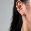 Personalized Creative Faucet Earrings Kpop Accessory Chain Water Drop Design Tassel Earrings Pendant Ear Jewelry for Stylish. 