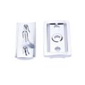 YAQI Chrome Color Mens Safety Razor Head for Shaving Razor. 