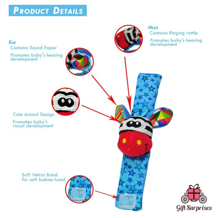 Baby%20Giraffe%20Wrist%20Rattle%20%E2%80%93%20Soft%20Plush%20Newborn%20Bracelet%20Toy,%20Sensory%20Development%20Wristband%20for%20Infants%200-12%20Months%20Baby%20Toy%20-%20Image%202