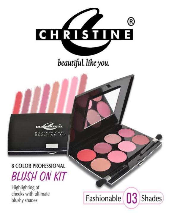 Christine Professional blush on kit