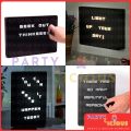 LED Light Up Peg Board Message Board With Alphabets. 