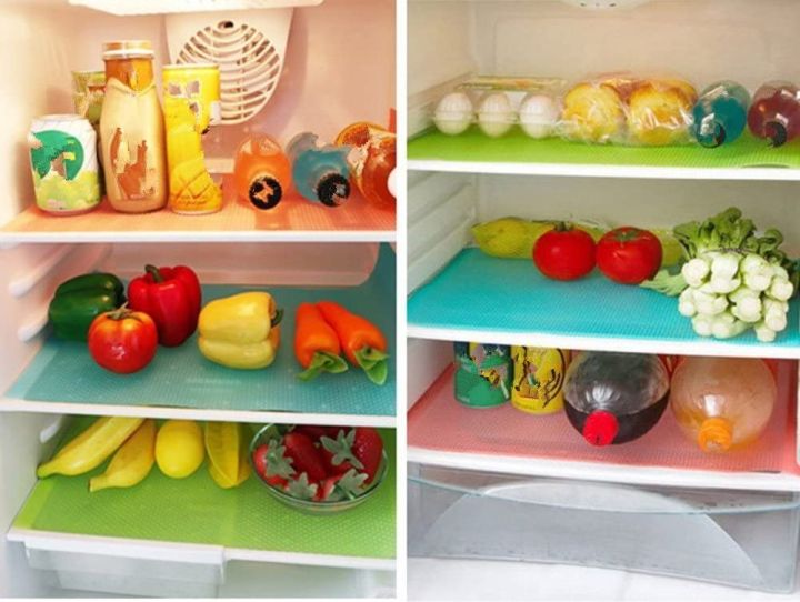 4pcs%20Waterproof%20Antibacterial%20Antifouling%20Fridge%20Mats%20Tailorable%20Refrigerator%20Pads%20for%20Moisture%20Protection%20and%20Easy%20Cleaning%20-%20Image%203