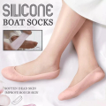 Smiling Foot Anti Crack Full Length Silicone Protector Moisturizing Socks. 