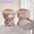 Amamia Flower Bouquet Wrap Openwork Korean Flower Wrapping Bouquet Fabric. 