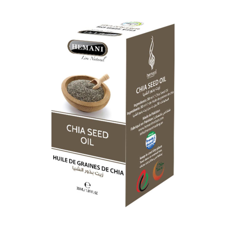 𝗛𝗘𝗠𝗔𝗡𝗜 𝗟𝗜𝗩𝗘 𝗡𝗔𝗧𝗨𝗥𝗔𝗟 - CHIA SEED  تخ ملنگا OIL 30ML