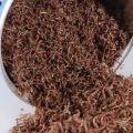 45g Freeze Dried Red Insect Blood Worm Tropical Fish Food. 