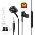 AKG hands-free – Universal AKG Handfree For All Devices Having 3.5mm Headphones Jack – PUBG AKG Handsfree - AKG Headphones For Music – Black Color. 