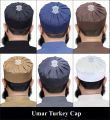 Modestile, Umar Nalain Kufi Hat, Islamic Cap For Men's, Soft Stuff, Kofi Salah, Headwear for Muslim Prayers, Polyester Cotton Koofi, Namaz Topi For Men and Boys with 6 Colors, Blue, Brown, Black, Grey, White, Golden. 