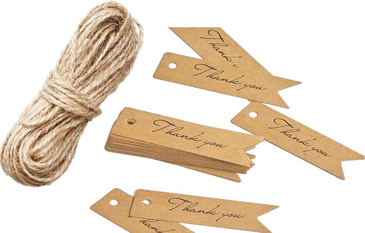 Gift%20Tags%20with%20String%20Kraft%20Paper%20Card%20,%20100pcs%207x2cm%20Luggage%20Tag%20Labels%20Craft%20Price%20Tags%20with%20Free%2030%20Meter%20Soft%20Twine%20%20DIY%20-%20Image%202