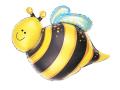 HONEYBEE FOIL BALLOON - HONEY BEE FOIL BALLOON - HONEYBEE THEME FOIL BALLOONS. 