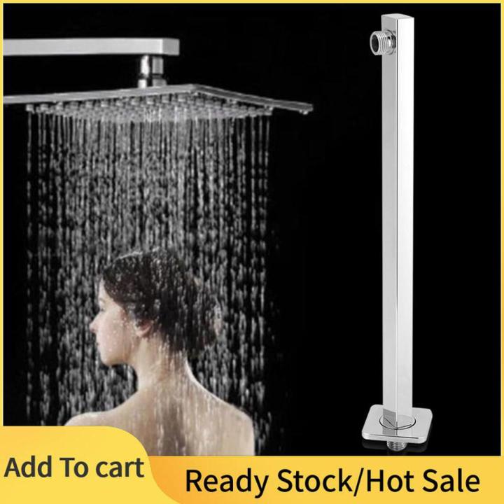 16 Inch Long Polished Stainless Steel Wall Mounted Shower Head Extension Showers Arm